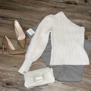 Zara asymmetric knit